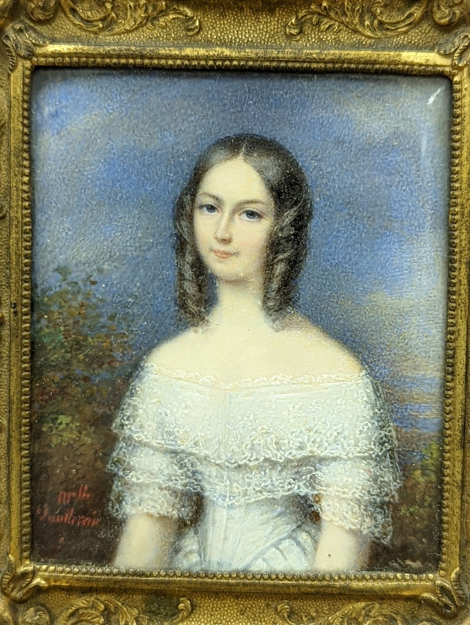 Moritz Michael Daffinger (1790-1849), Portrait of Hermine Metternich, 17 x 13cm and two later Viennese miniatures on ivory